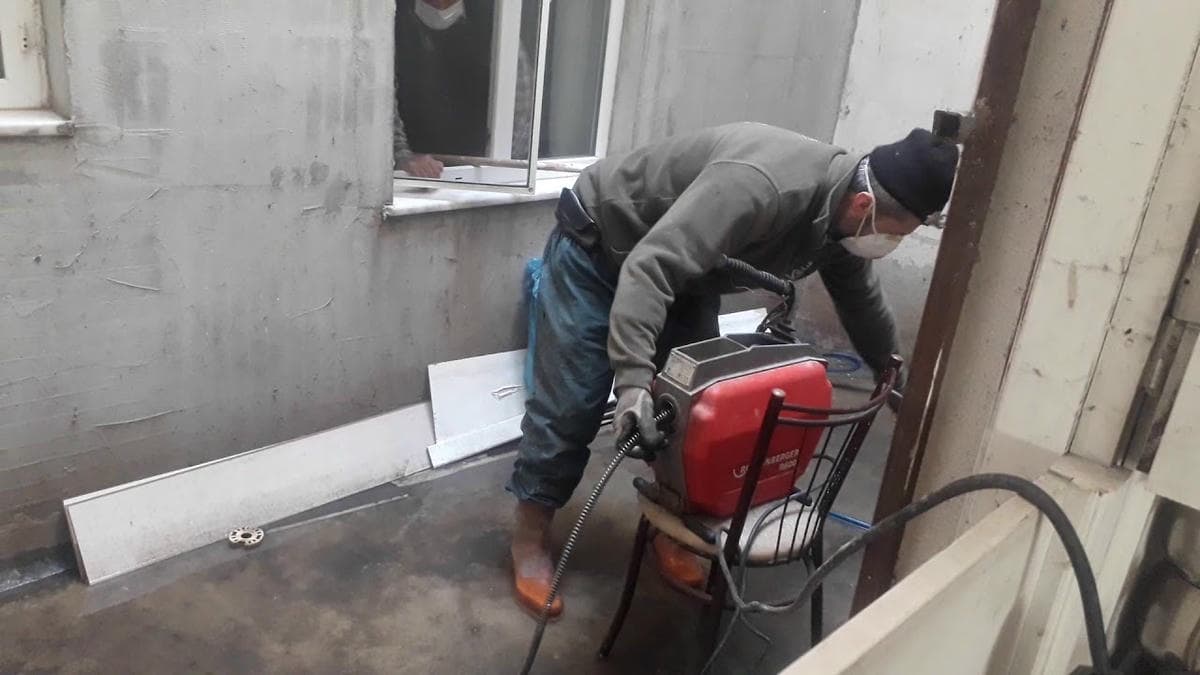 Balkon gider hattı kaçak kontrolü