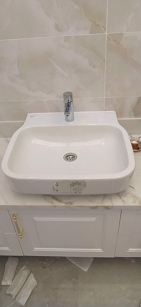 Lavabo çevresi su kontrolü